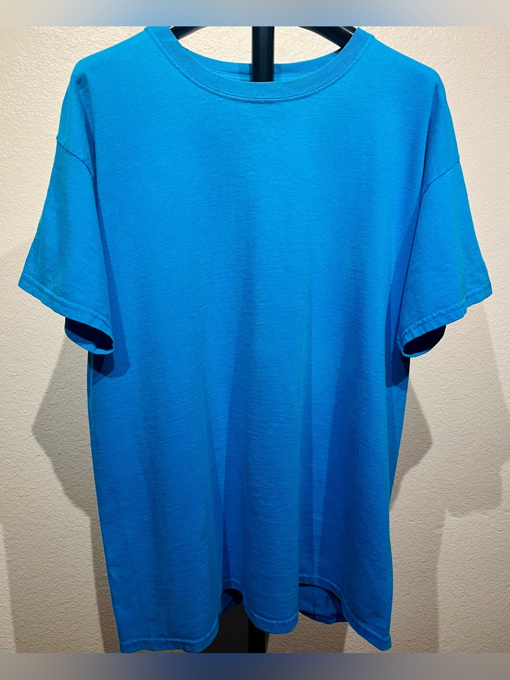 Vintage Gildan Blue Short Sleeve Crewneck T-Shirt - Size L (Men’s)